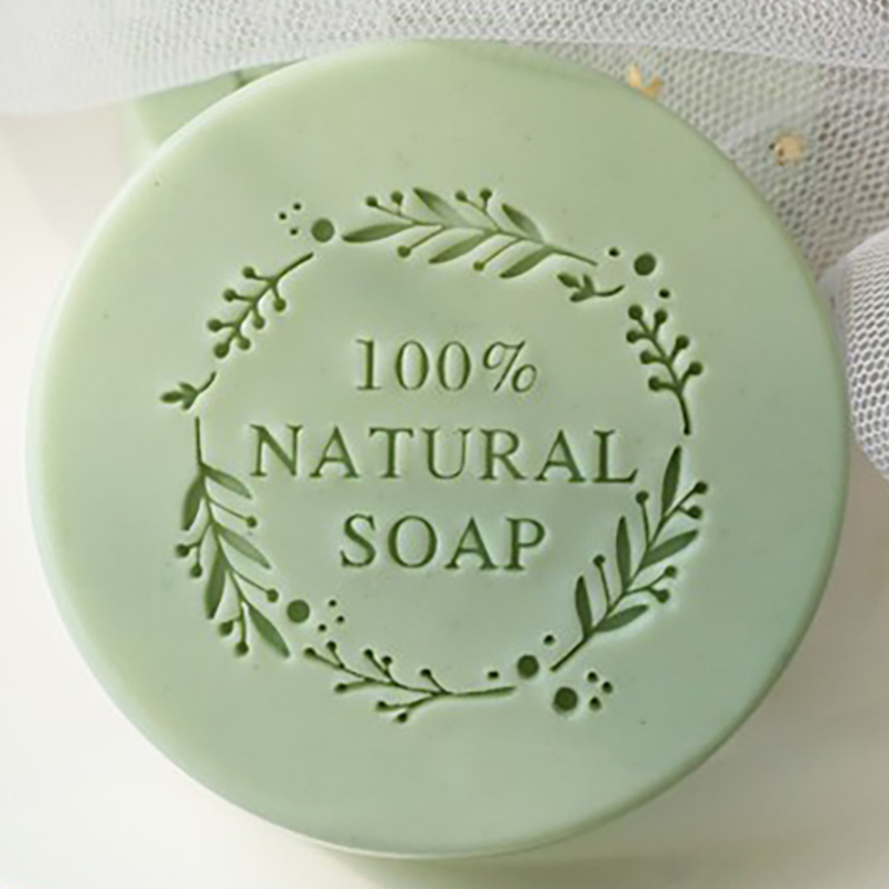 Soap Stamp Custom - パーソナライズされたアクリルの花,石鹸作りのための丸い花のパターン,手作りのシール用品,ツール,100%