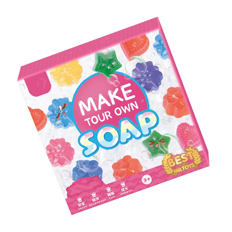 Soap Making Game - クリスタル石鹸作りキット,手作り,女の子のおもちゃセット,誕生日プレゼント,DIY