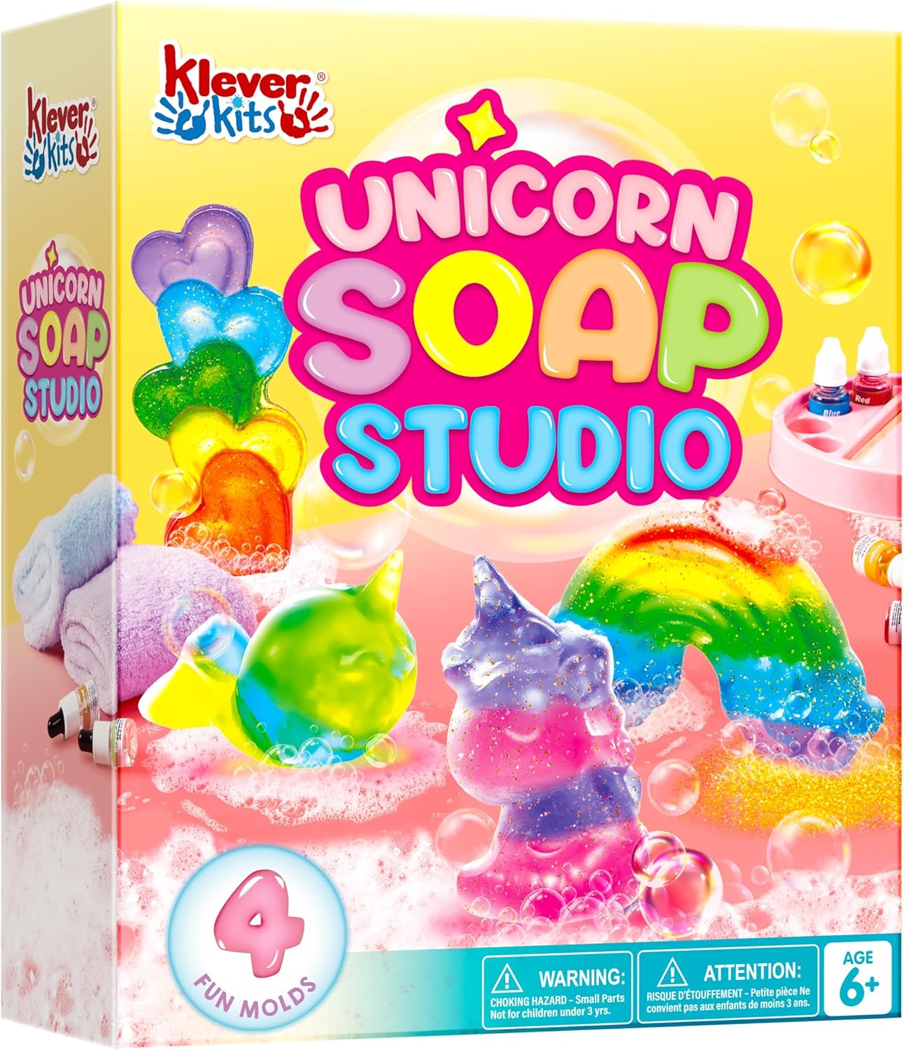 Soap Making Ideas - JOYFY ユニコーン石鹸作りキット 女の子向け工作 DIYプロジェクト 子供の誕生日 クリスマスプレゼント