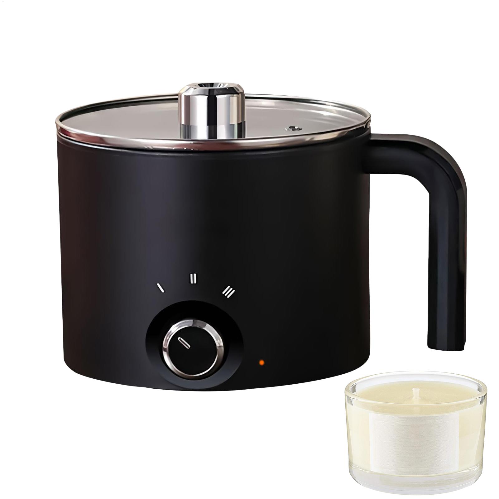Soap Making Ideas - キャンドルワックス溶解ポット 1.5L 大型ステンレス製電気式ノンスティックキャンドル製造ポット 溶解ピッチャー (石鹸、キャンディー、チョコレート用)