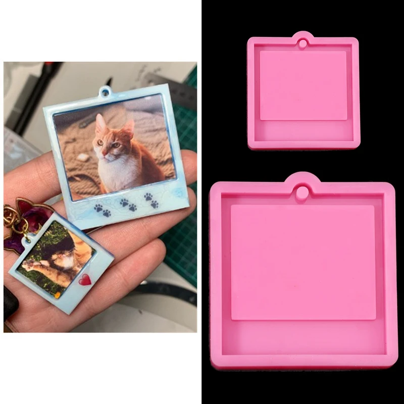 Soap Mold Silicone Loaf - フォトフレームエポキシ樹脂キーホルダー型猫犬タグペンダントシリコーン型 DIY 鋳造工芸品ジュエリーメイキングアクセサリー