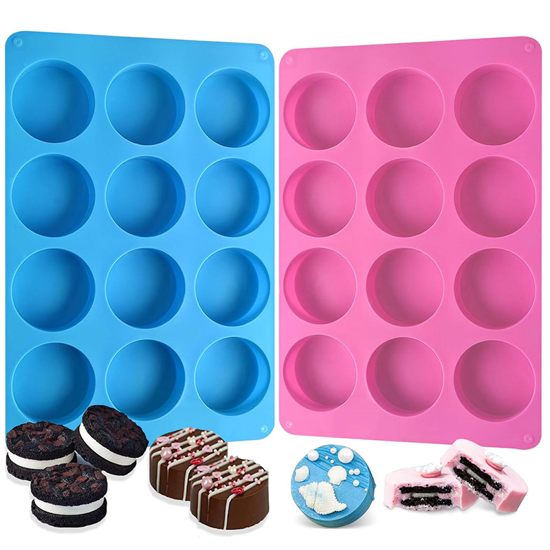 丸型シリコンモールド 12個取り シリンダー型 チョコレート - Soap Mold Silicone Loaf のレビューと価格