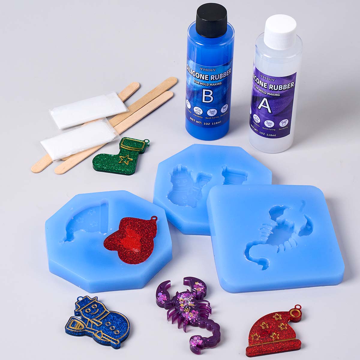 118ml/296mlシリコンモールド作成キット DIYキャ - Soap Making Diy Kit のレビューと価格