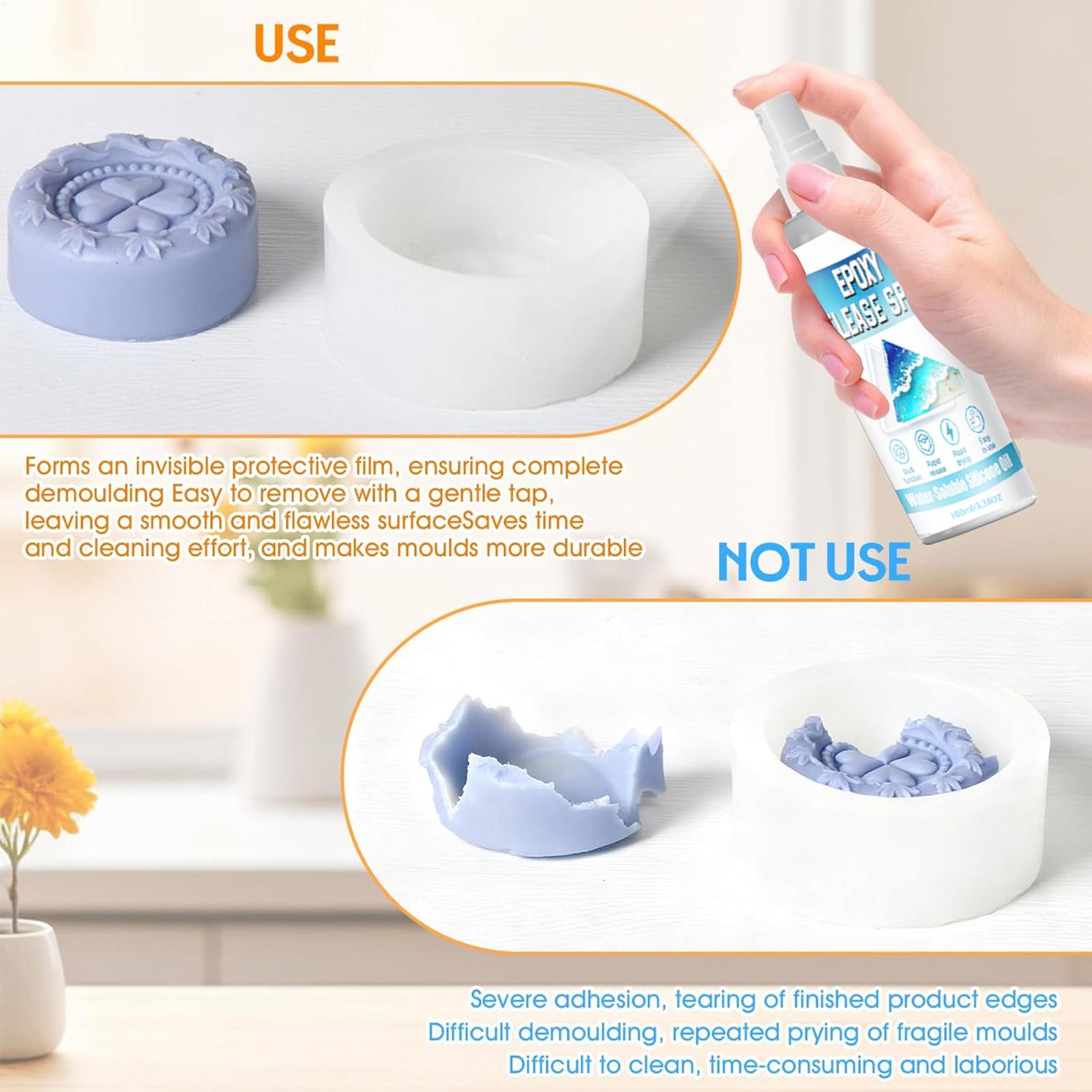 シリコンリリーススプレー エポキシリリーススプレー 強力な型 - Soap Making Home のレビューと価格