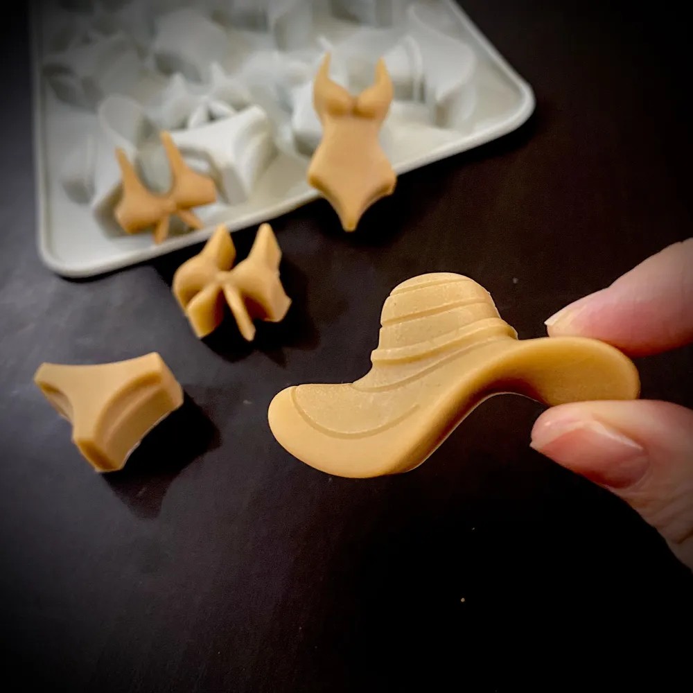 夏をテーマにしたビーチビキニ型、水着ビキニケーキシリコン型、 - Soap Making Molds のレビューと価格