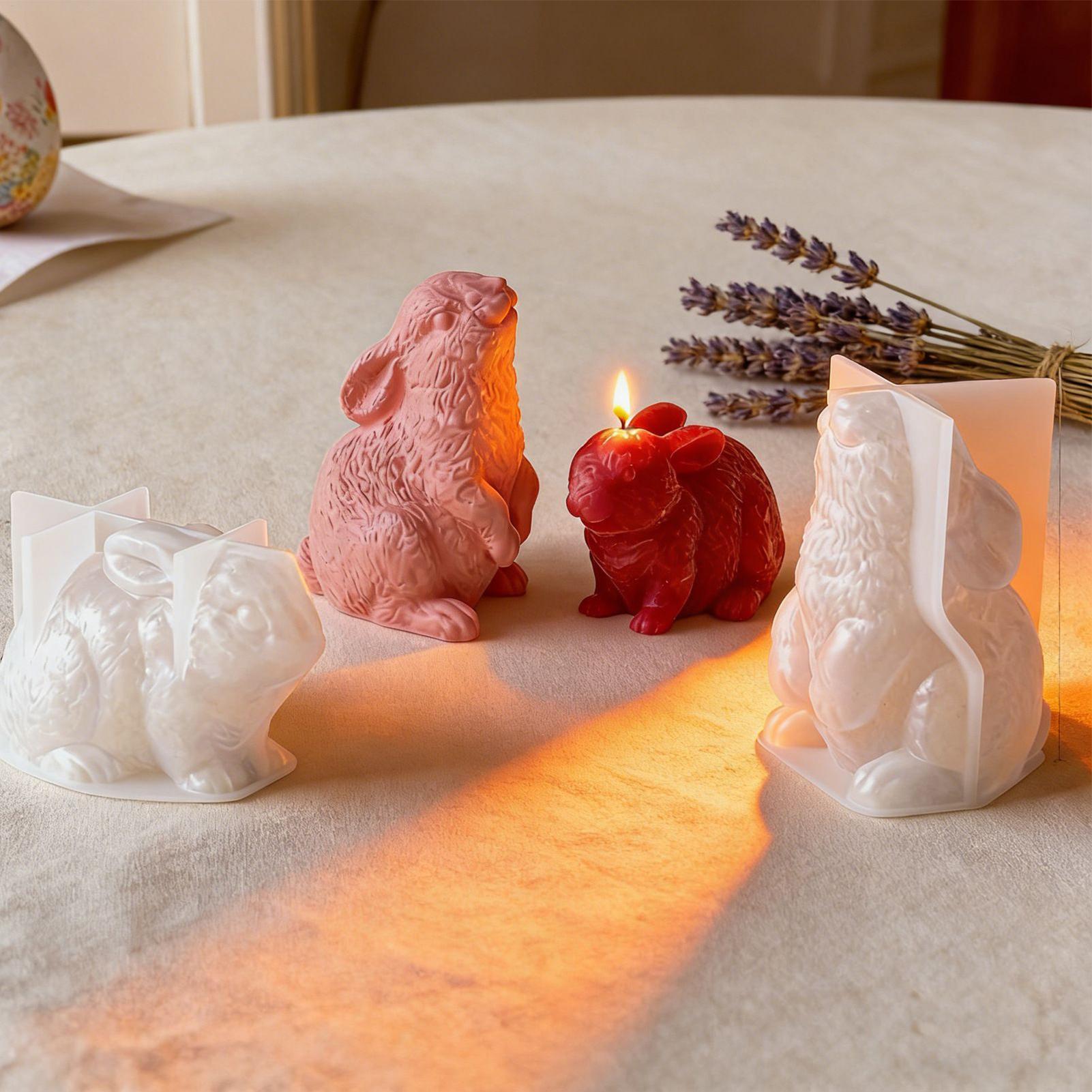 バニーシリコンモールド 3D クラフトモールド イースターキ - Soap Making Friends のレビューと価格