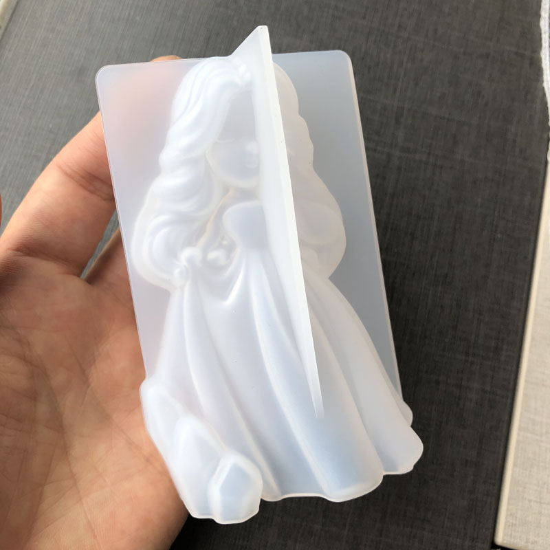 3D かわいいプリンセスシリコーンキャンドルモールド天使の女 - Soap Making Home のレビューと価格