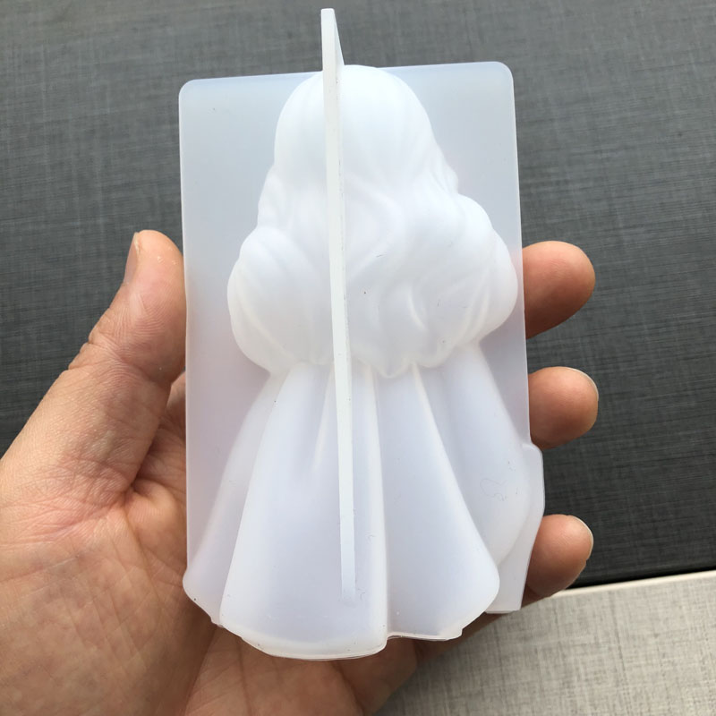 3D かわいいプリンセスシリコーンキャンドルモールド天使の女 - Soap Making Home のレビューと価格