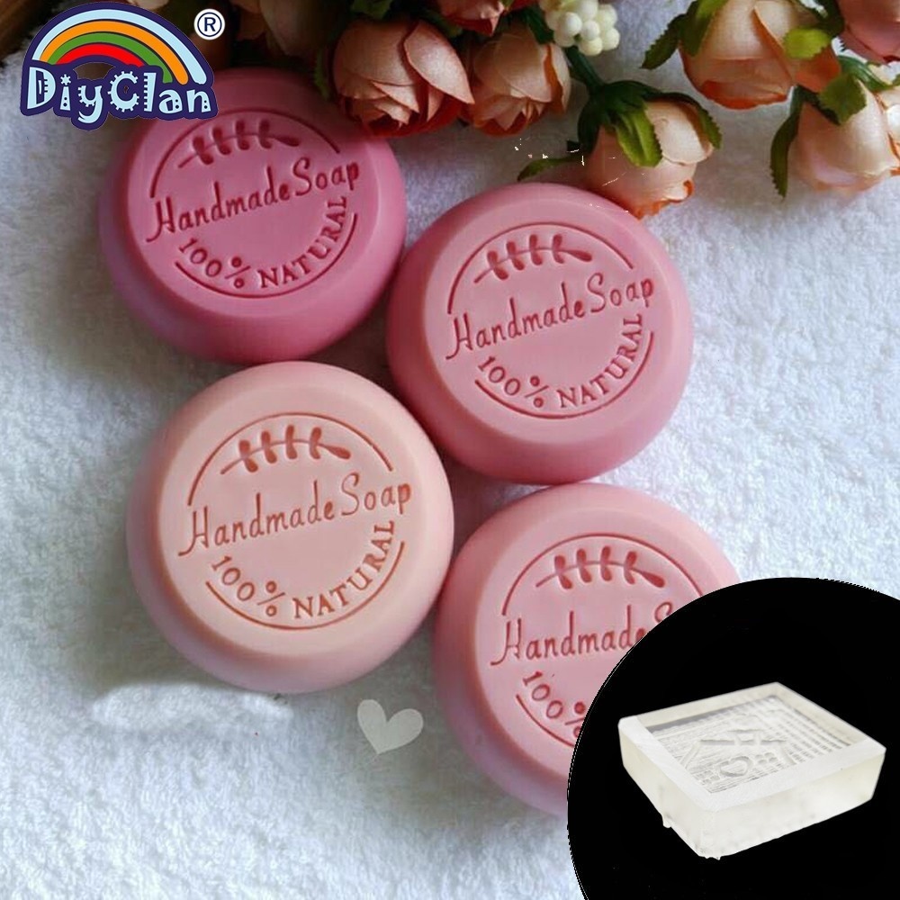 手作りの石鹸スタンプ,透明なオリーブブランチ,天然石鹸,チャ - Soap Stamp Custom のレビューと価格