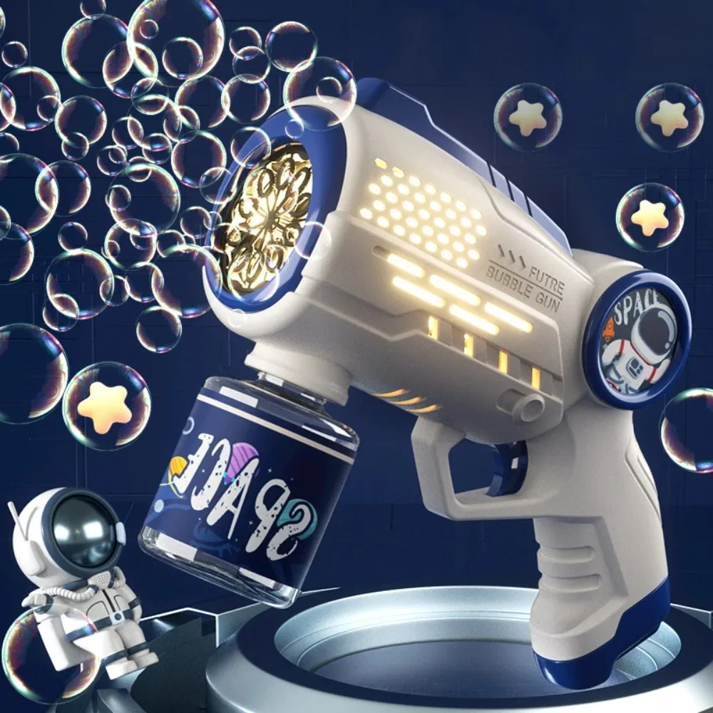 自動バブルガン宇宙飛行士電動シャボン玉マシンライト付きビーチ - Soap Making Game のレビューと価格