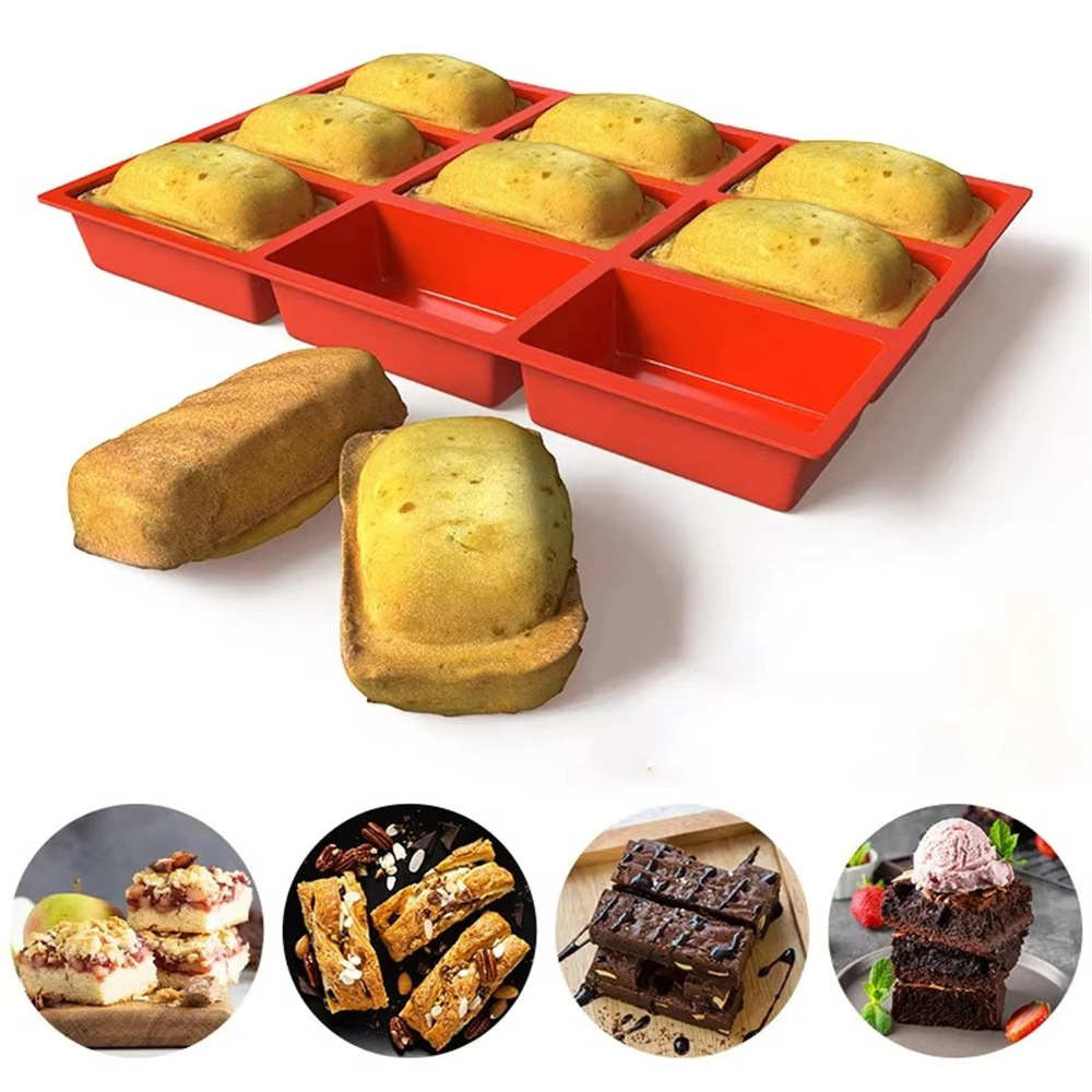 大きな9個取りシリコンミニローフパン - ノンスティックで洗 - Soap Mold Silicone Loaf のレビューと価格
