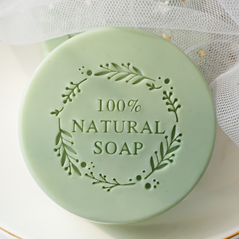 パーソナライズされたアクリルの花,石鹸作りのための丸い花のパ - Soap Stamp Custom のレビューと価格