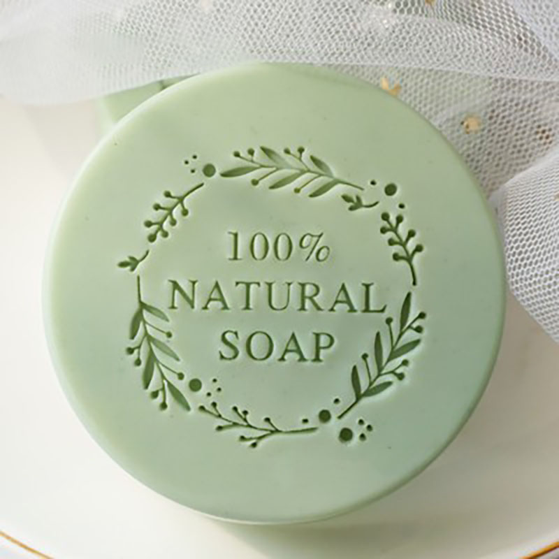 パーソナライズされたアクリルの花,石鹸作りのための丸い花のパ - Soap Stamp Custom のレビューと価格