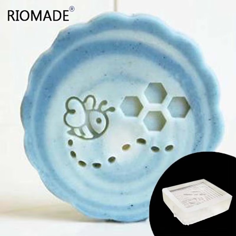 手作りの蜂石鹸スタンプ,ハニカム,天然石鹸製造ツール,透明樹 - Soap Stamp Custom のレビューと価格