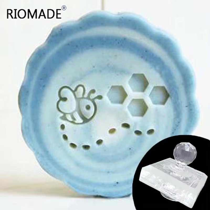手作りの蜂石鹸スタンプ,ハニカム,天然石鹸製造ツール,透明樹 - Soap Stamp Custom のレビューと価格