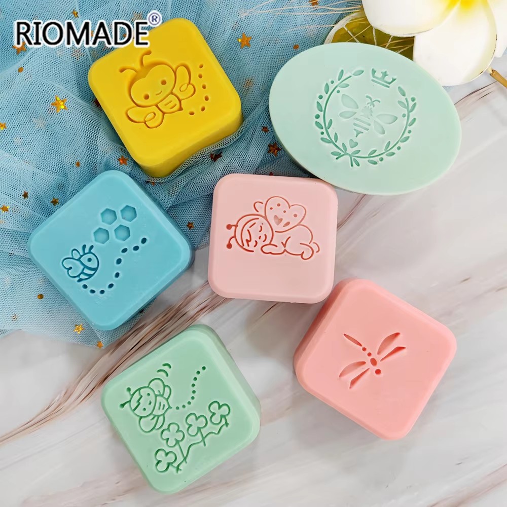 手作りの蜂石鹸スタンプ,ハニカム,天然石鹸製造ツール,透明樹 - Soap Stamp Custom のレビューと価格