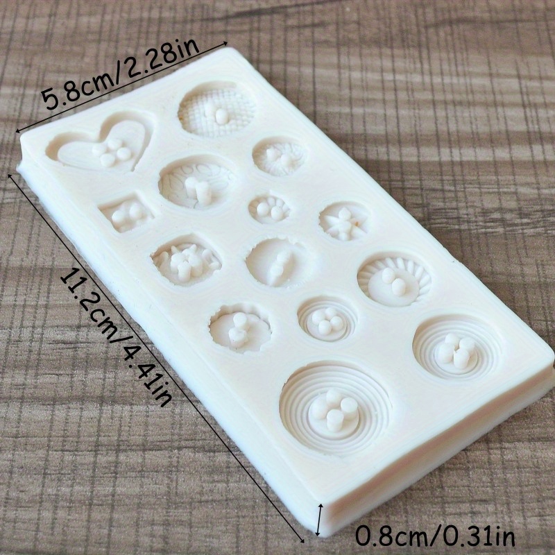ボタン型シリコンモールド シリコンモールド 石鹸やキャンドル - Soap Making Molds のレビューと価格