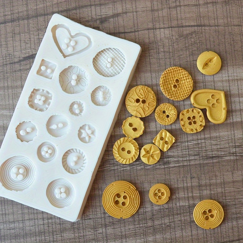 ボタン型シリコンモールド シリコンモールド 石鹸やキャンドル - Soap Making Molds のレビューと価格