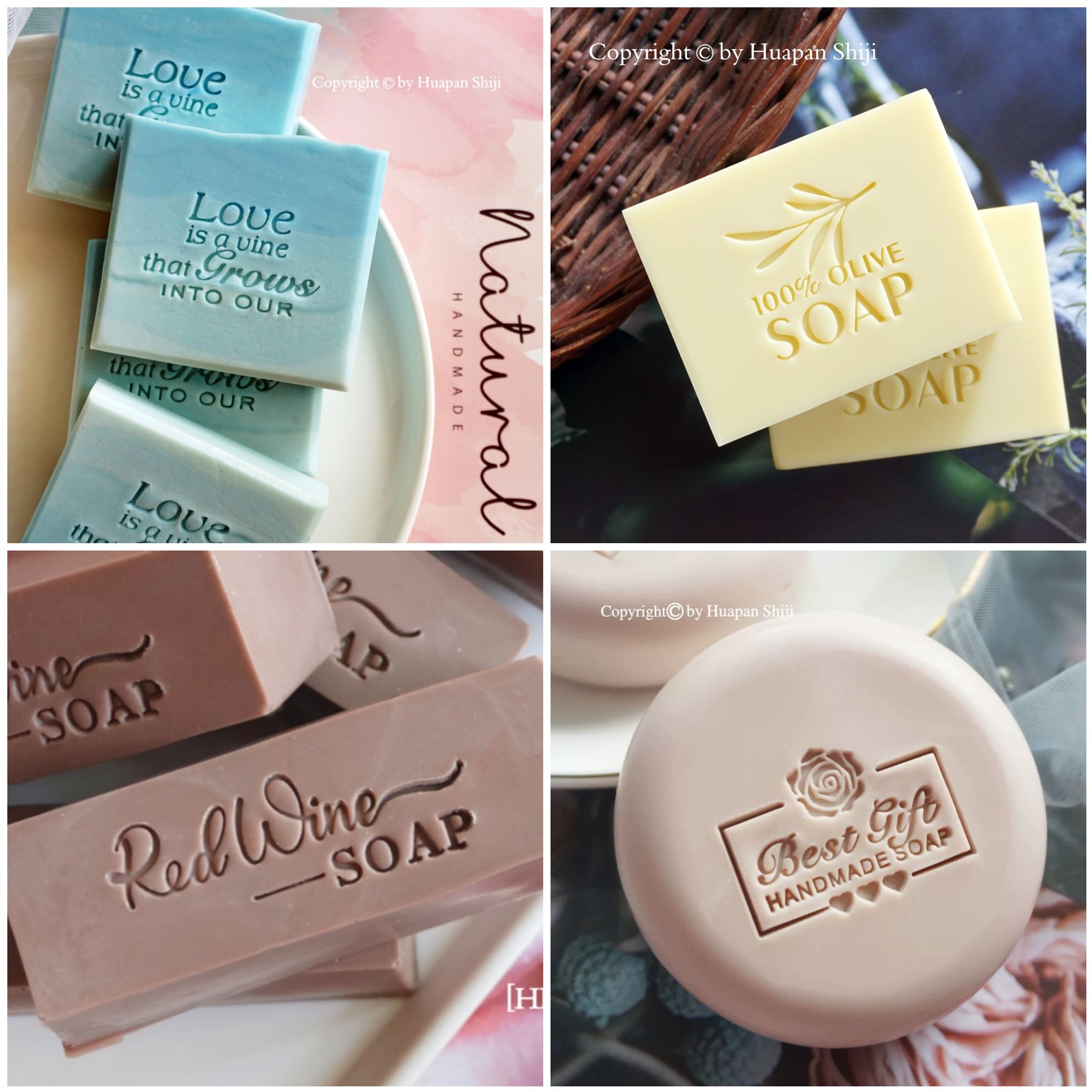 カスタムロゴ名ソープスタンプ DIY カスタムメイドアクリル - Soap Making Websites のレビューと価格