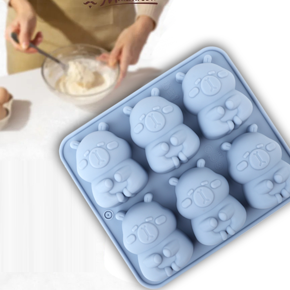 かわいいカピバラの形をしたシリコンケーキ型1個。チョコレート - Soap Making Ideas のレビューと価格