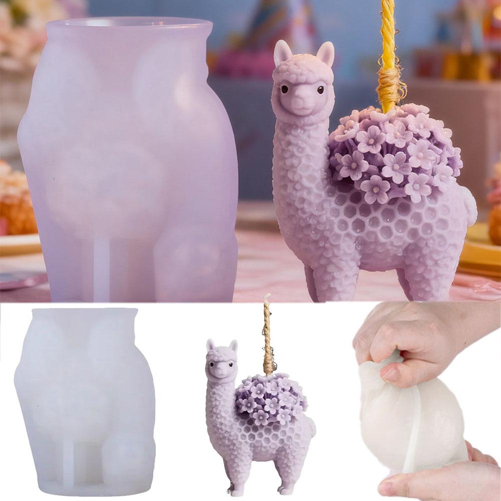 アルパカシリコンモールド キャンドル作り用 3Dアルパカフレ - Soap Making Home のレビューと価格
