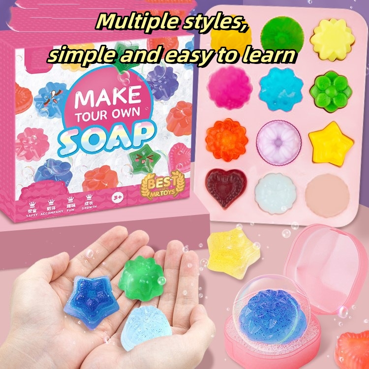 DIY 手作り石鹸クリスタル石鹸植物石鹸作り材料女の子のおも - Soap Making Diy Kit のレビューと価格