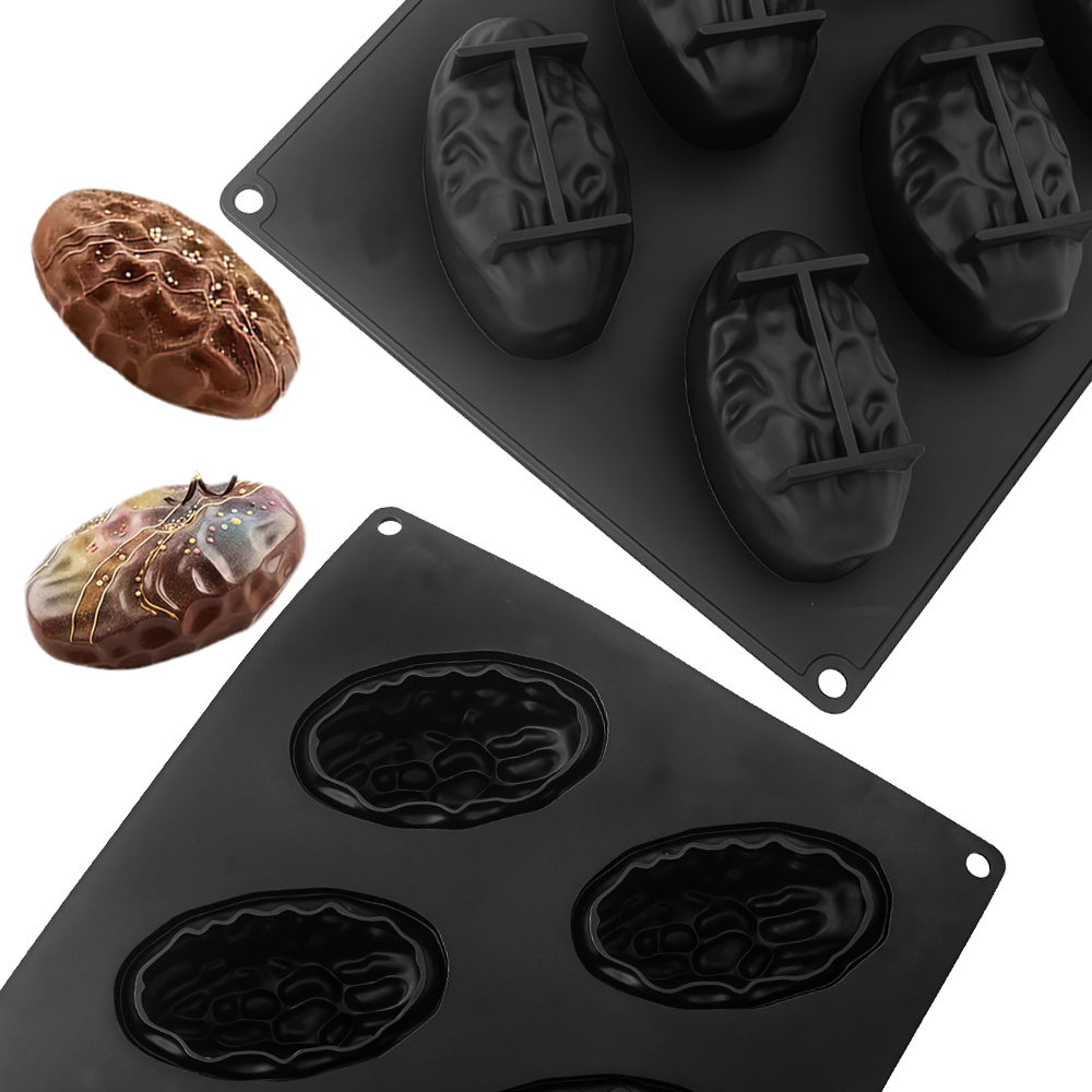 3または8セルのナツメヤシ型食品グレードシリコンムースケーキ - Soap Mold Silicone Loaf のレビューと価格