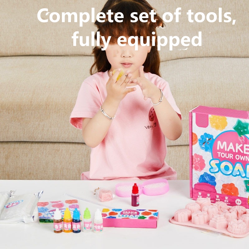 クリスタル石鹸作りキット,手作り,女の子のおもちゃセット,誕 - Soap Making Game のレビューと価格