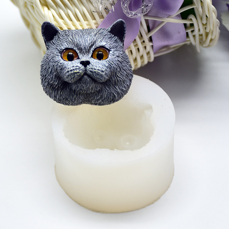 シリコーン型短毛猫型手作りチョコレート石鹸型フォンダンケーキ - Soap Making Molds のレビューと価格