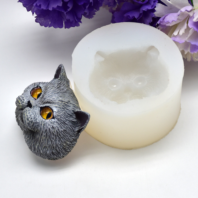 シリコーン型短毛猫型手作りチョコレート石鹸型フォンダンケーキ - Soap Making Molds のレビューと価格