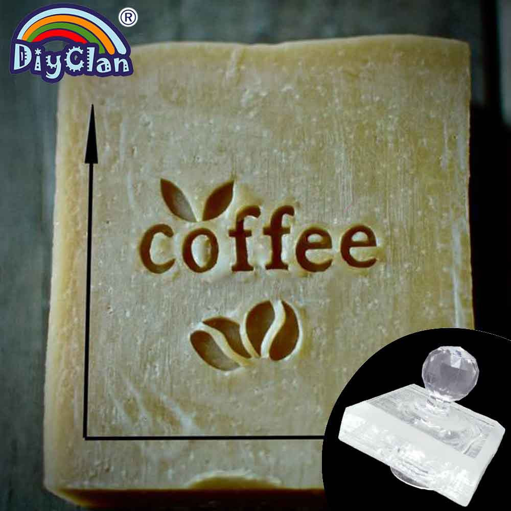 石鹸用スタンプ,コーヒービーモデル,手作り,透明,天然アクリ - Soap Stamp Custom のレビューと価格