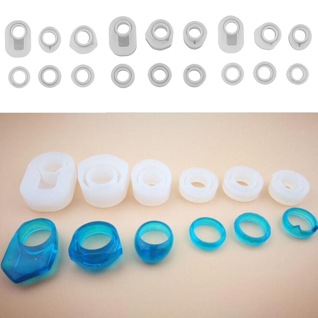 手作りシリコンリング型樹脂鋳造ジュエリーモールド DIYクラ - Soap Making Molds のレビューと価格