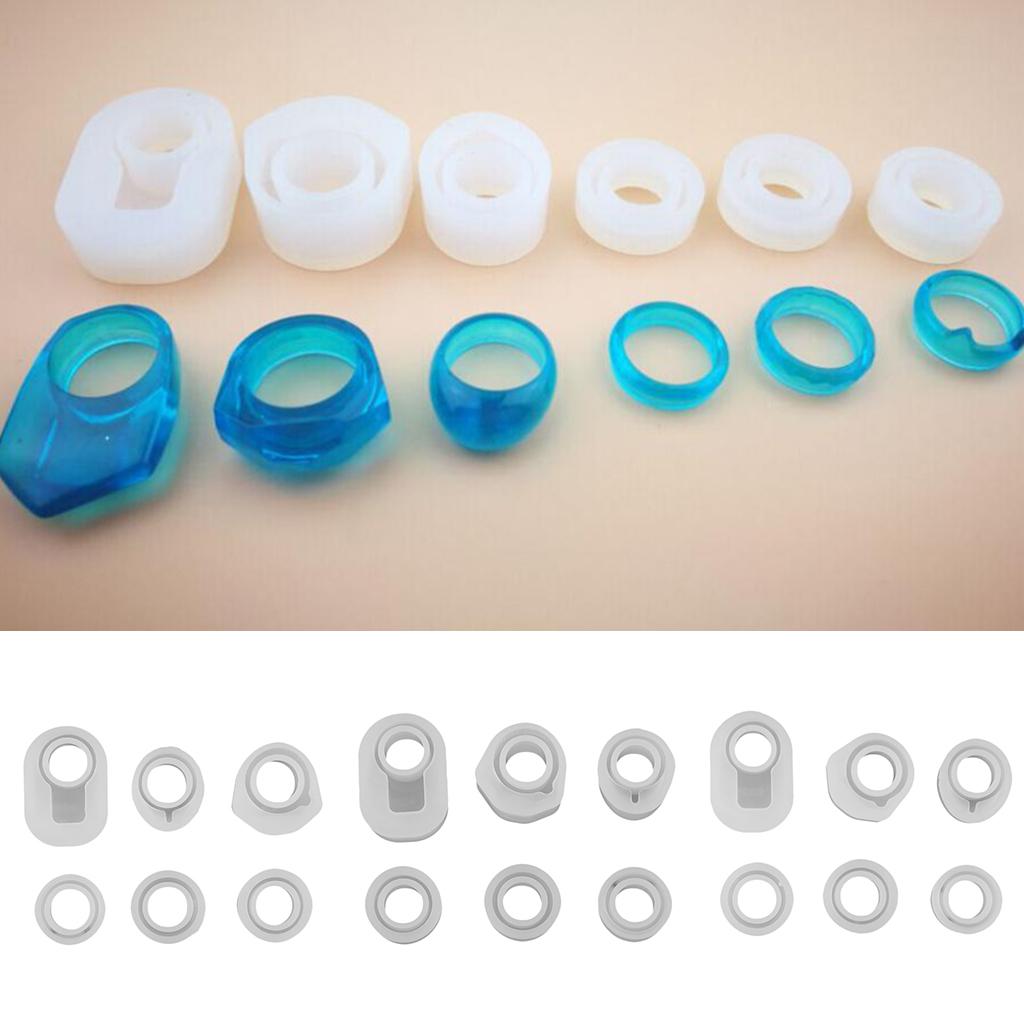 手作りシリコンリング型樹脂鋳造ジュエリーモールド DIYクラ - Soap Making Molds のレビューと価格
