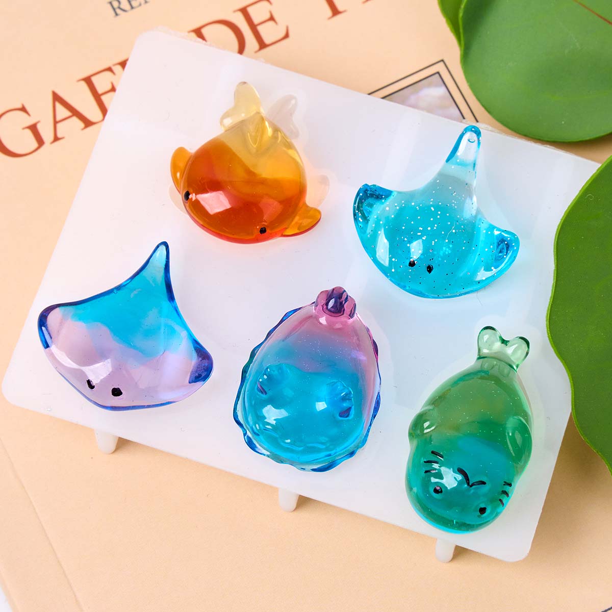 3Dヒーリング可愛いマンタ鯨シリコンモールドDIYキーホルダ - Soap Making Molds のレビューと価格