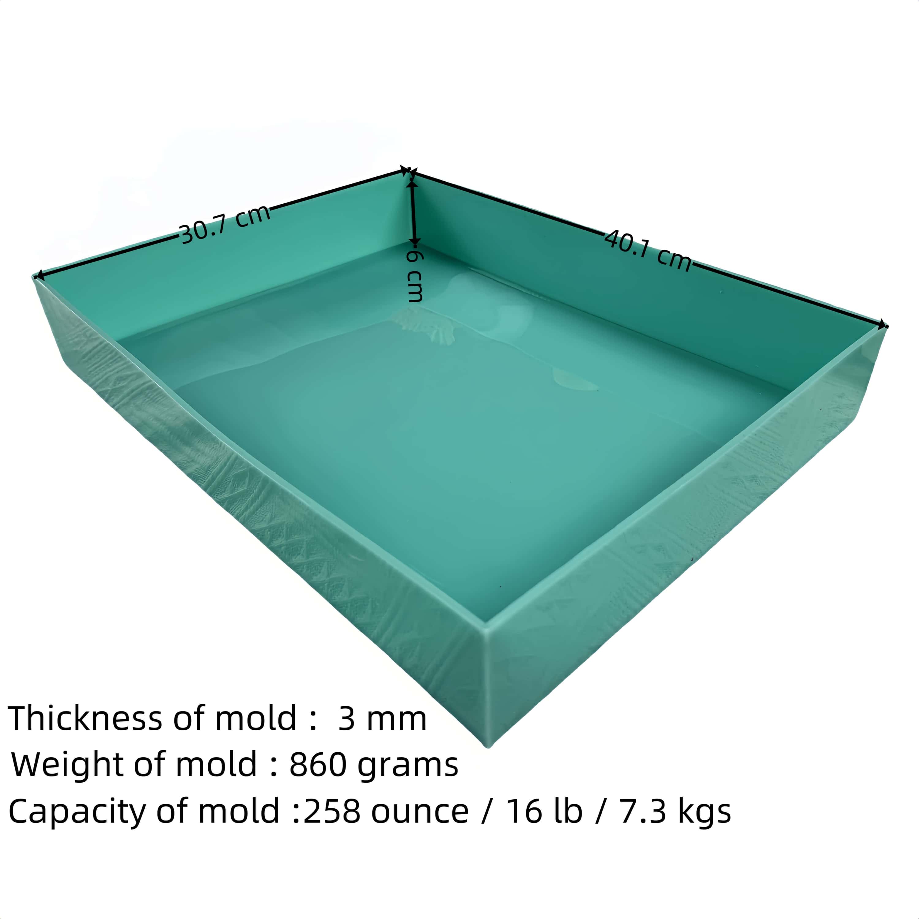 258 オンスのシリコンスラブモールド 石鹸作り用 天然耐久 - Soap Making Home のレビューと価格