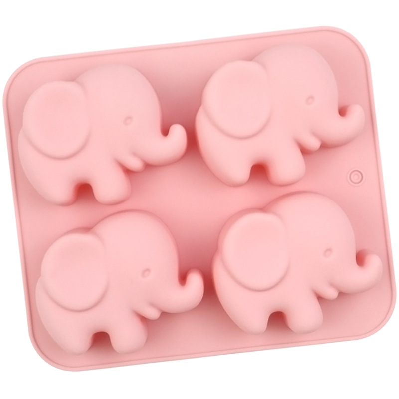 3D 象シリコーン型石鹸作り用品漫画動物ゼロキャンディチョコ - Soap Making Websites のレビューと価格