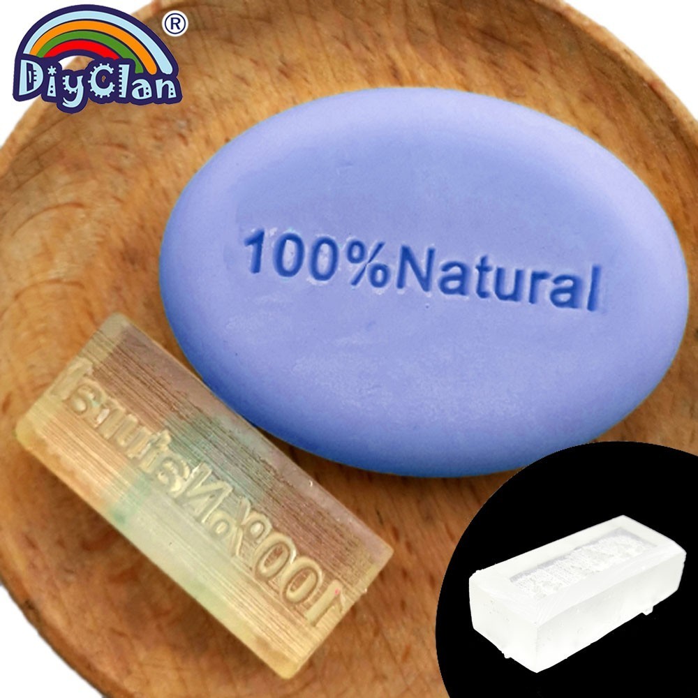 手作り樹脂クリアソープスタンプ 100% 天然 DIY 有機 - Soap Stamp Custom のレビューと価格