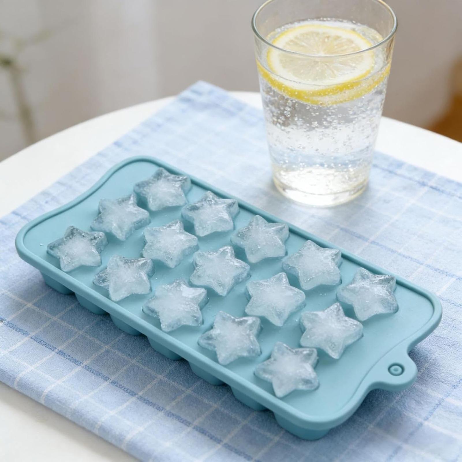 スターシリコンモールド 15個取り ブルー星型 簡単リリース - Soap Making Websites のレビューと価格