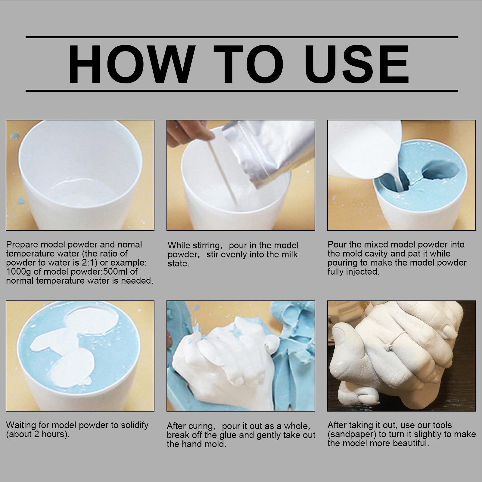 赤ちゃんの手足型取りキット、石鹸作り用品、クラフト用石膏、子 - Soap Making Ideas のレビューと価格