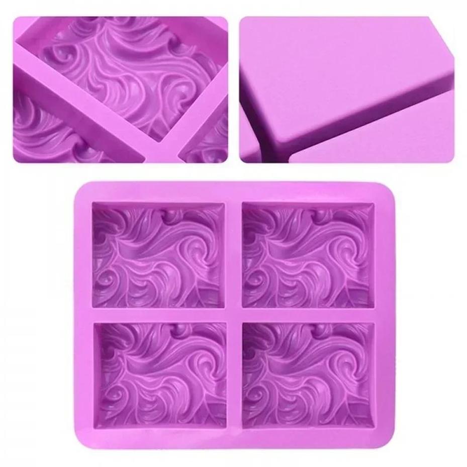 クリエイティブな1個入りケーキデコレーションベーキングツール - Soap Mold Silicone Loaf のレビューと価格
