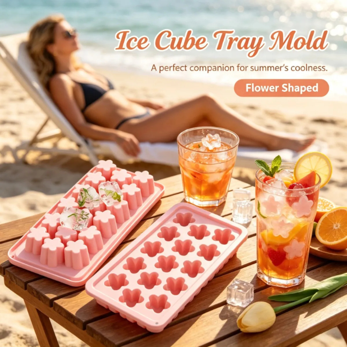 1個入り 花型製氷皿 蓋付き パーティー 家庭用 桜の花型ア - Soap Making Websites のレビューと価格