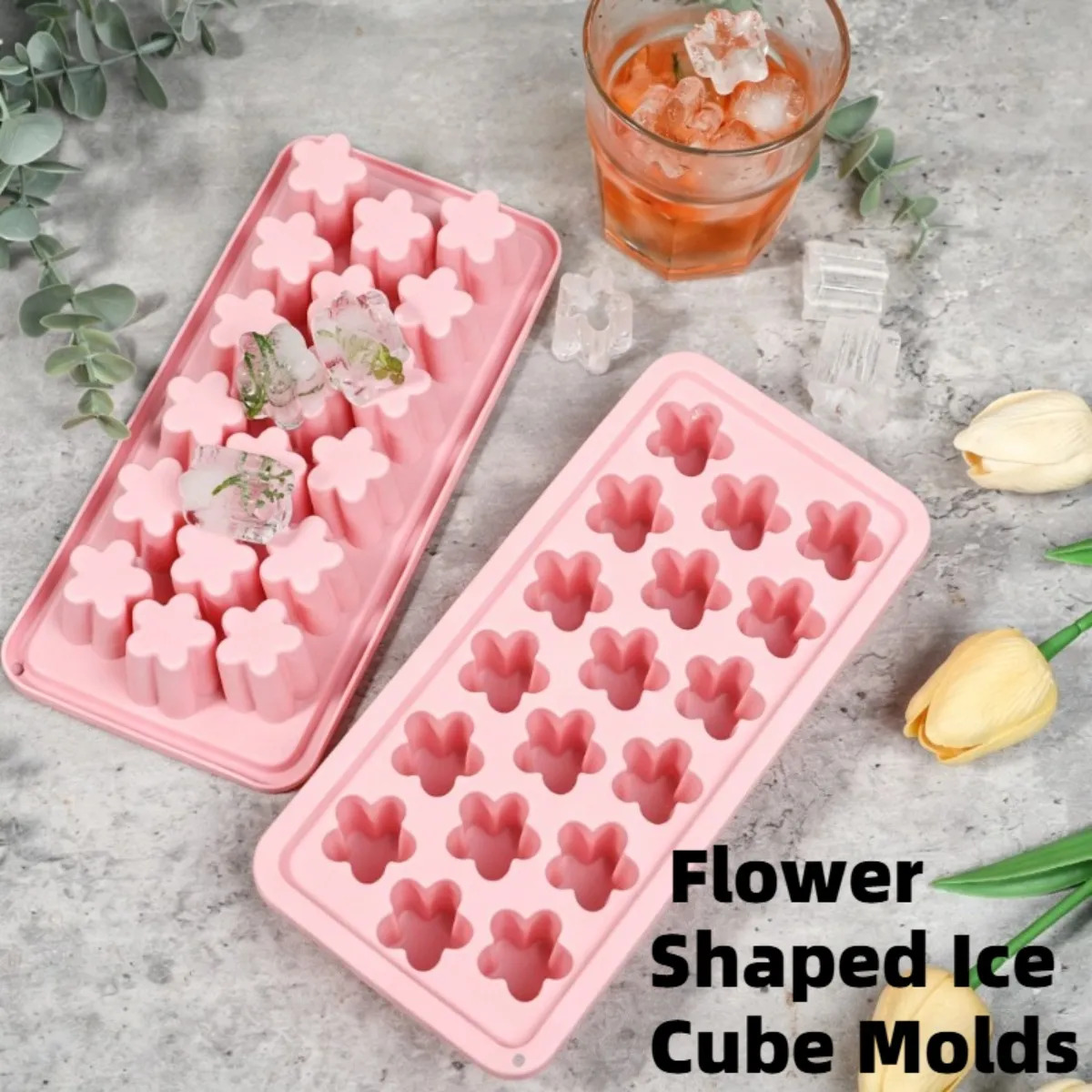 1個入り 花型製氷皿 蓋付き パーティー 家庭用 桜の花型ア - Soap Making Websites のレビューと価格
