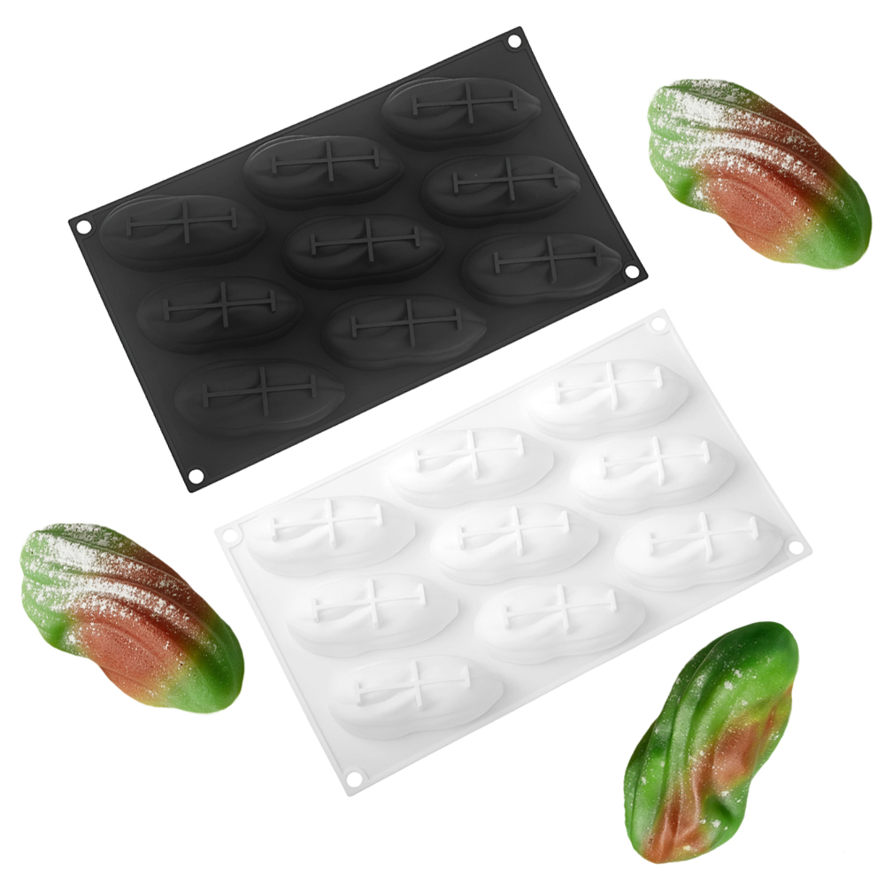 ピスタチオデザイン 1、4、9セルシリコンチョコレート型 食 - Soap Mold Silicone Loaf のレビューと価格