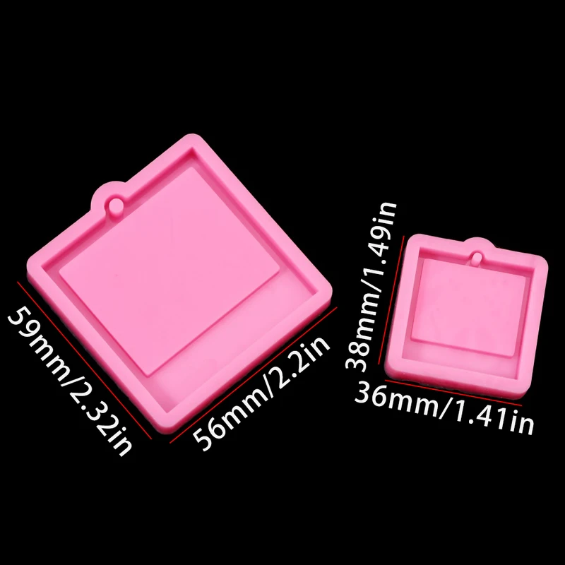 フォトフレームエポキシ樹脂キーホルダー型猫犬タグペンダントシ - Soap Mold Silicone Loaf のレビューと価格