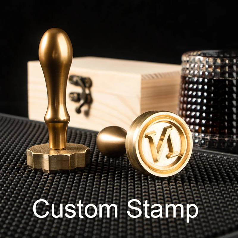 カスタムアイスキューブスタンプ、金属ハンドル1個付きレターク - Soap Stamp Custom のレビューと価格