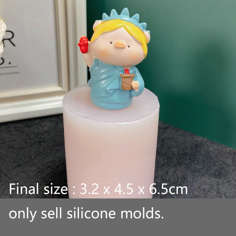 ラッキーピッグシリコンモールド石膏セメントキャンドルDIY樹 - Soap Making Friends のレビューと価格