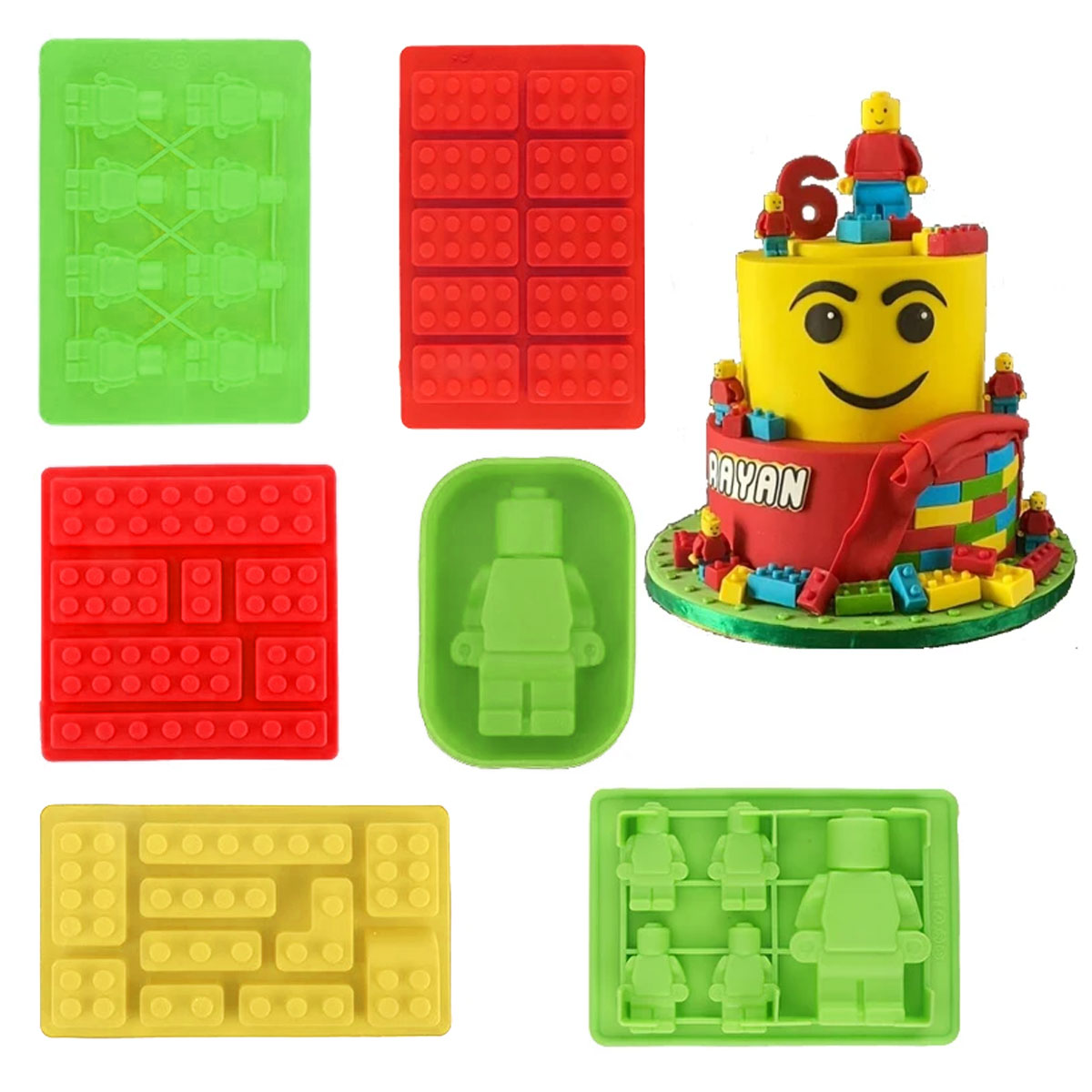 5キャビティロボットシリコンキャンドルモールド、DIYキャン - Soap Making Websites のレビューと価格