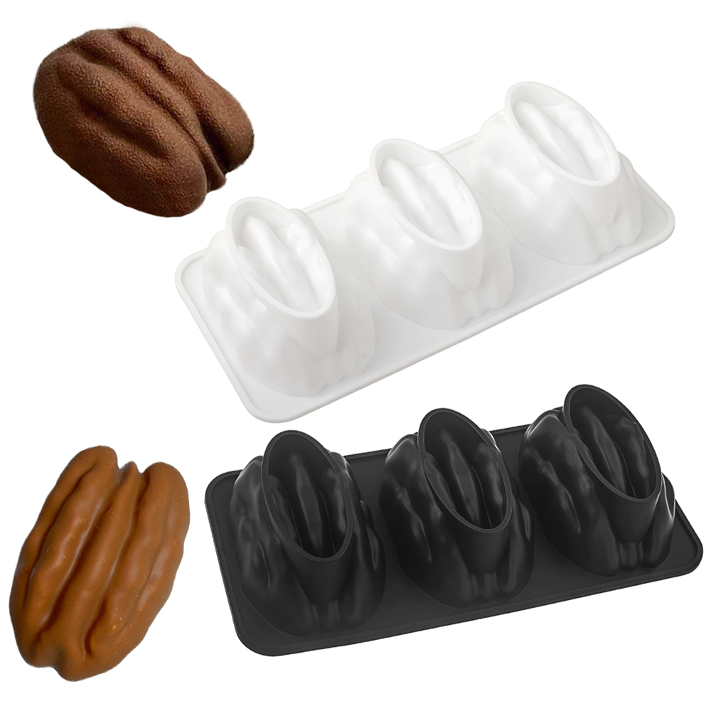 1/3/4/6/12セル ペカンデザイン シリコンケーキ型  - Soap Mold Silicone Loaf のレビューと価格